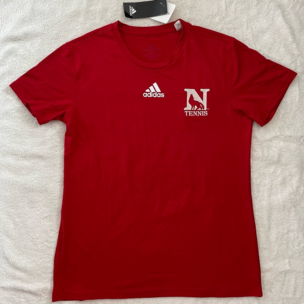 Adidas Creator Short Sleeve Climalite Shirt (Red - White - Black)